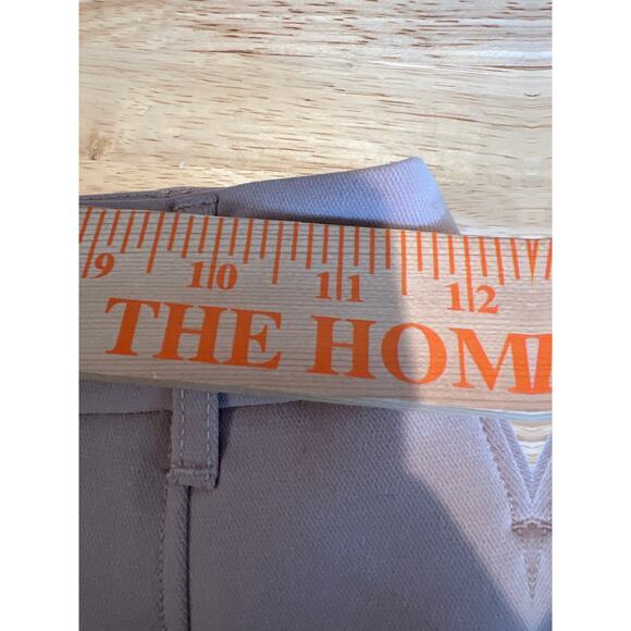 Love, Bonito Calynn Textured Twill Barrel Pants Taupe / Pink Women's 2 - Picture 12 of 14